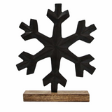 11" Snowflake on Base