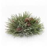 7" Frosted Pine Orb