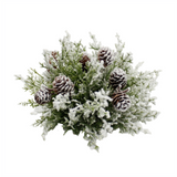 10" Snowy Arborvitae Orb