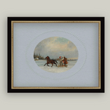 Habitants In The Sleigh | 9x7"