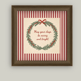 Merry And Bright | 9x9"
