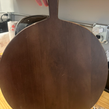 Round Wood Pizza Board with Handle
