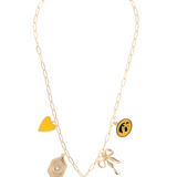 Hawkeyes Paperclip Charm Necklace