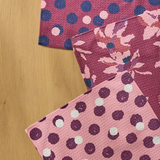 Mulberry Bloom Dot Dishcloth Set