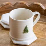 Embossed Christmas Tree Mug