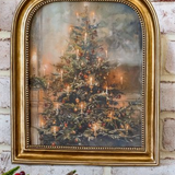 12" Antique Gold Christmas Tree Frame