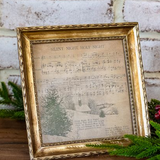 7" Antique Gold Music Sheet Frame
