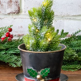 3" Snowman Hat Planter