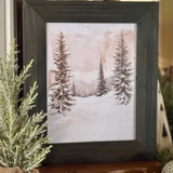 Evergreen Trees Frame | 12.5x15"