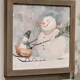 Snow Child Sled Frame | 12x12"