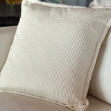 Chiffon Cross Cord Pillow | 18x18"