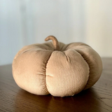 9" Tan Corduroy Pumpkin