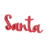 Santa Word Cutout | 10x4"