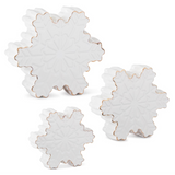 White Dolomite Tabletop Snowflake | 4, 5, 6"