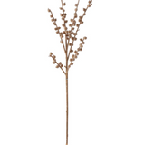 34" Gold Beaded Berry Stem