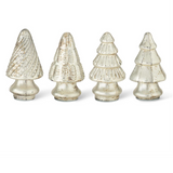 5" Mini Antique Gold Mercury Glass Christmas Tree