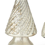 5" Mini Antique Gold Mercury Glass Christmas Tree