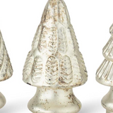 5" Mini Antique Gold Mercury Glass Christmas Tree
