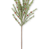 33" Real Touch Branch Red berries