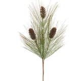 25" Long Pine Needle Spray