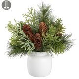 12" Pinecone Arrangement