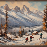 Mountain Skiing | 20x16