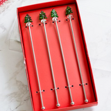Glass Tree Stir Sticks
