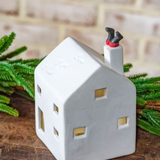 5.5" Santa Boots in Chimney House
