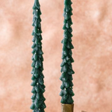 10" Pine Tree Taper Candles | SET of 2
