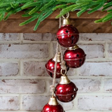 22" Burgundy Bell Hanger