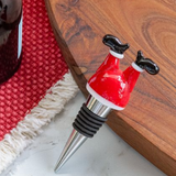 Santa Pants Wine Topper