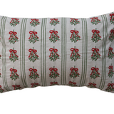 Cotton Lumbar Pillow Mistletoe | 22x14"