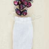36pc Burgundy Mercury Glass Ornaments