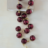Mercury Glass Ball Ornament Garland