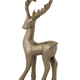 9" Gold Aluminum Reindeer