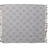 Cotton Snowflake Throw Snowflake | 60x50"