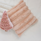 18" Square Peach Pillow