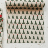 72" Green Tree Table Runner
