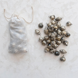 Glass Ornaments In Bag | 36pc