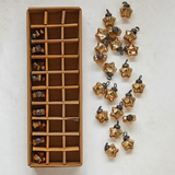 Glass Star Ornaments In Box | 30pc