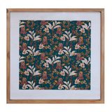 15.5" Framed Floral Print