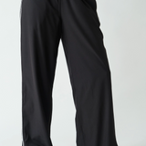 Wide Leg Track Pants with Side Stripe