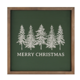 14" Merry Christmas Tree Frame