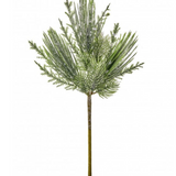 11" Iced Mixed Pine Pick