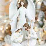 16" Holy Family W/angel