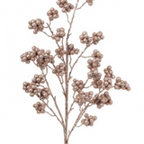 29" Glittered Berry Spray