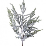24" Real Touch Norfolk Pine Snow Spray