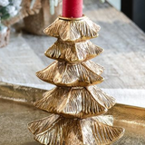6" Gold Tree Taper Holder