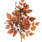 20" Mixed Fall Leaf Spray