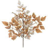 21" Fall Leaf Spray